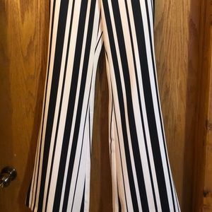 Jealous Tomato Pants - Blank and white striped Bells Jealous Tomato Pants - Blank and white striped Bells